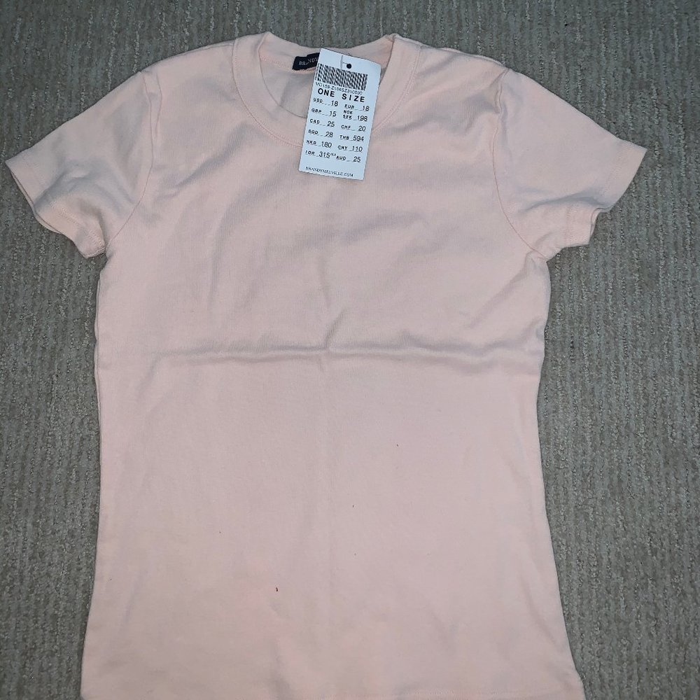 Brandy Baby Pink Tee